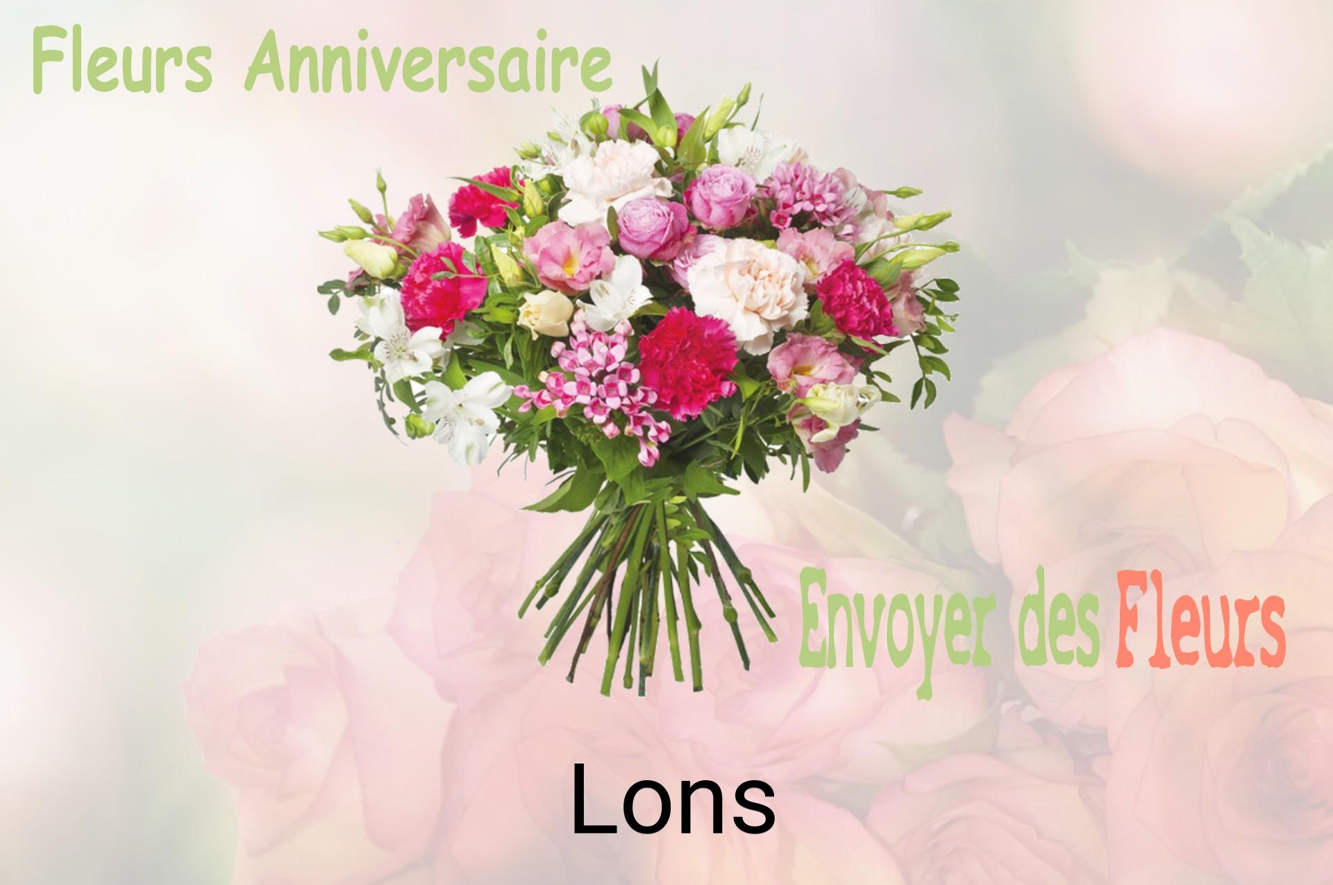 Bouquet de fleurs d’anniversaire livré à Lons